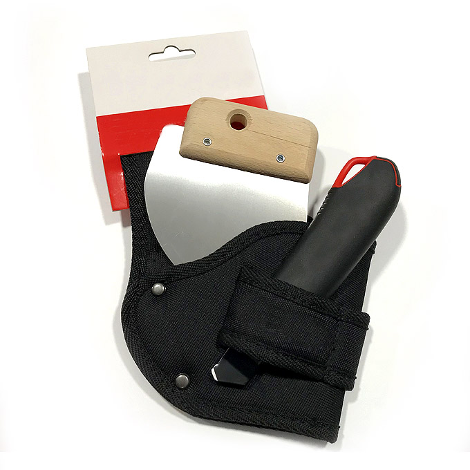 kit : spatule + cutter + etui pour pose plafond tendu