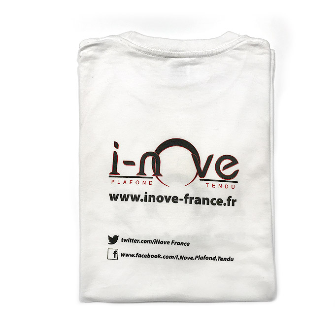 tee shirt inove® pour pose plafond tendu