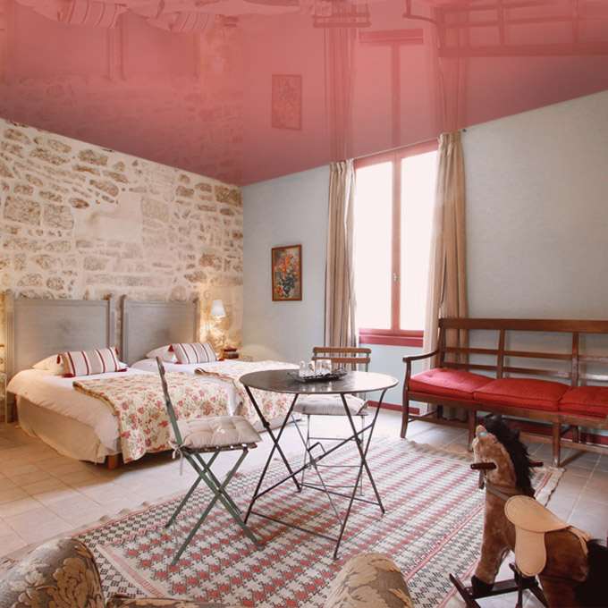 ténéré brillant pour pose plafond tendu