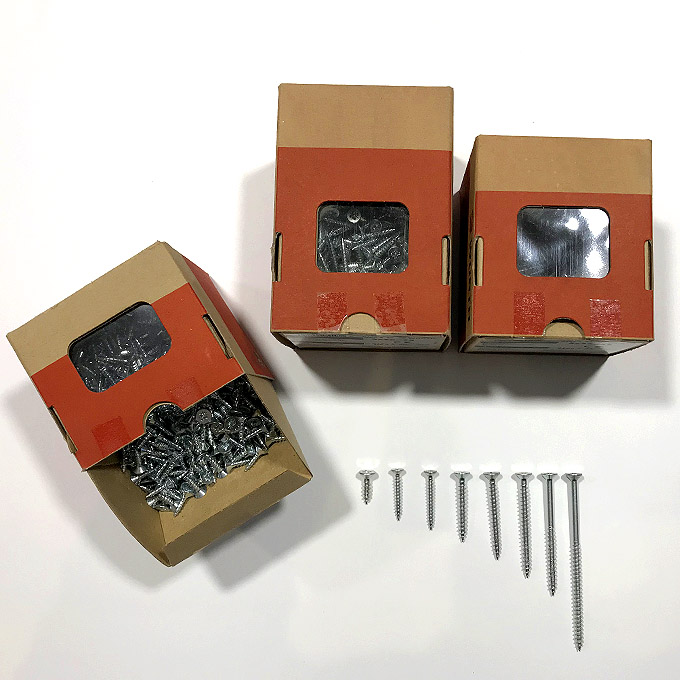 vis à bois 5 x 40 pour pose plafond tendu