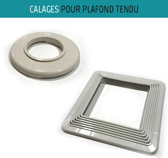 Calages pour plafond tendu