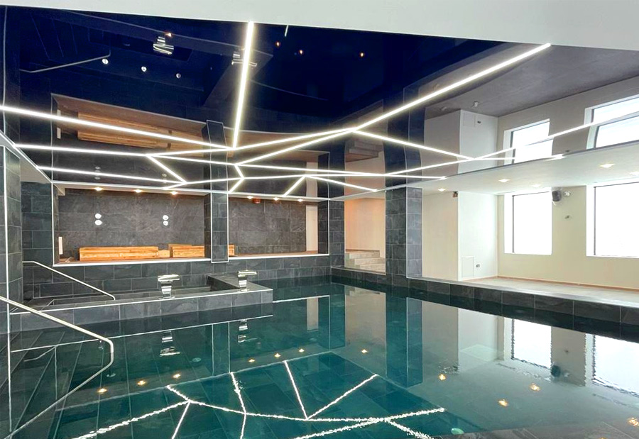Réalisation de plafond tendu dans un Hôtel à Tignes