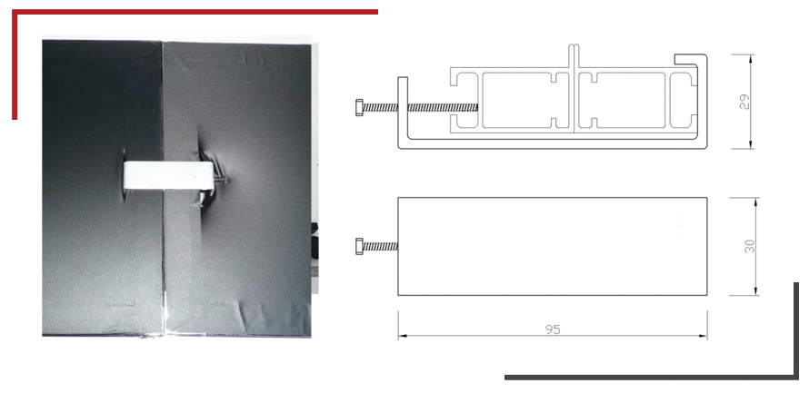 Installateur miroirs tendus legers